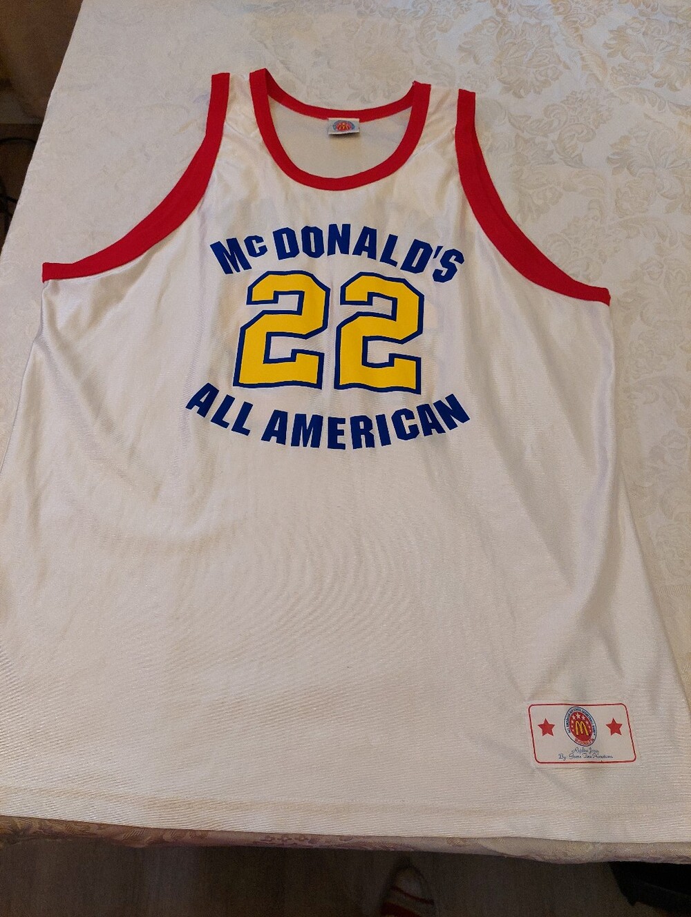 NBA McDonalds All-American Carmelo Anthony #22 Jersey.
